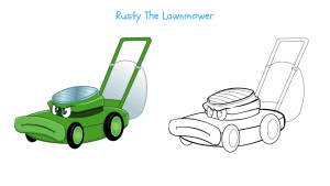 Rusty The Lawnmower