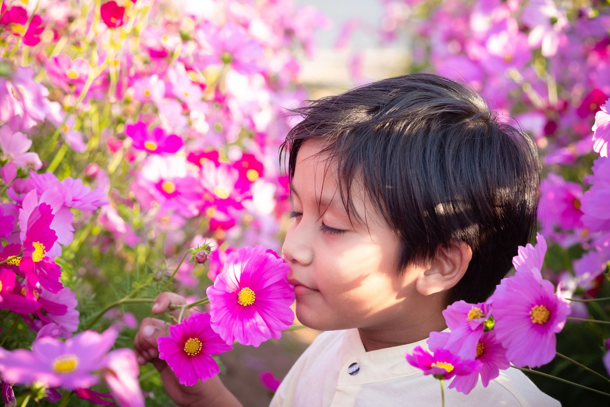 mindfulness activities for kids in the garden