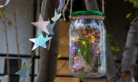 Create Magical Winter Jar Lanterns with Festive Tissue Paper!