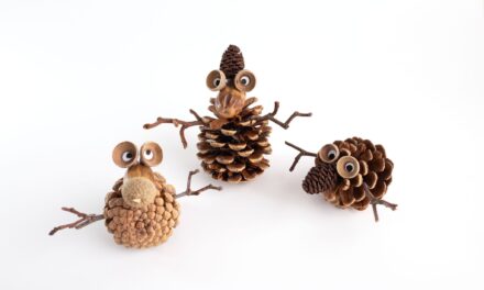 Create Your Own Snowy Pinecone Owls for a Whimsical Winter Wonderland!