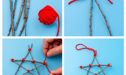 Create Enchanting Nature Snowflake Ornaments with Your Little Ones!