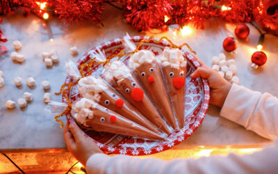 Create Your Own Reindeer Hot Chocolate Cones: A Gift-Making Adventure! 🎅🦌