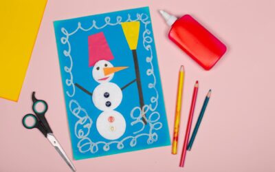 Create Your Own Cotton Pad Snowmen: A Winter Wonderland Craft