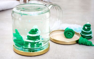 How to Make a Magical DIY Snow Globe in a Jar!