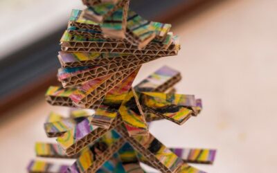 Craft a Festive Paper Strip Christmas Tree with Dan the Gardener & Friends!