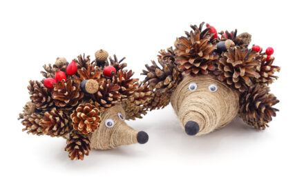 Nature Craft for Kids: Create a Pine Cone Hedgehog!