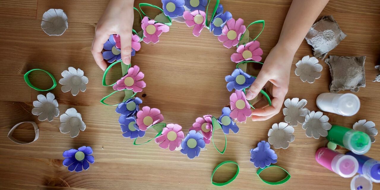 5 Easy Spring Nature Crafts Using Recycled Materials (with Recycle Michael & Georgie!)