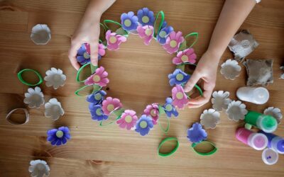 5 Easy Spring Nature Crafts Using Recycled Materials (with Recycle Michael & Georgie!)